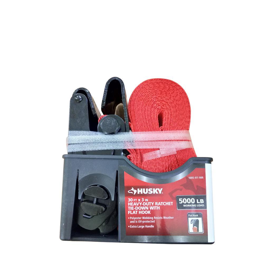 30 ft. x 3 in. Premium Ratchet Tie Down - Super Arbor