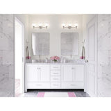 Cambridge 73 in. W x 22 in. D x 35 in. H Bath Vanity in White with Quartz Vanity Top in White with White Basin - Super Arbor