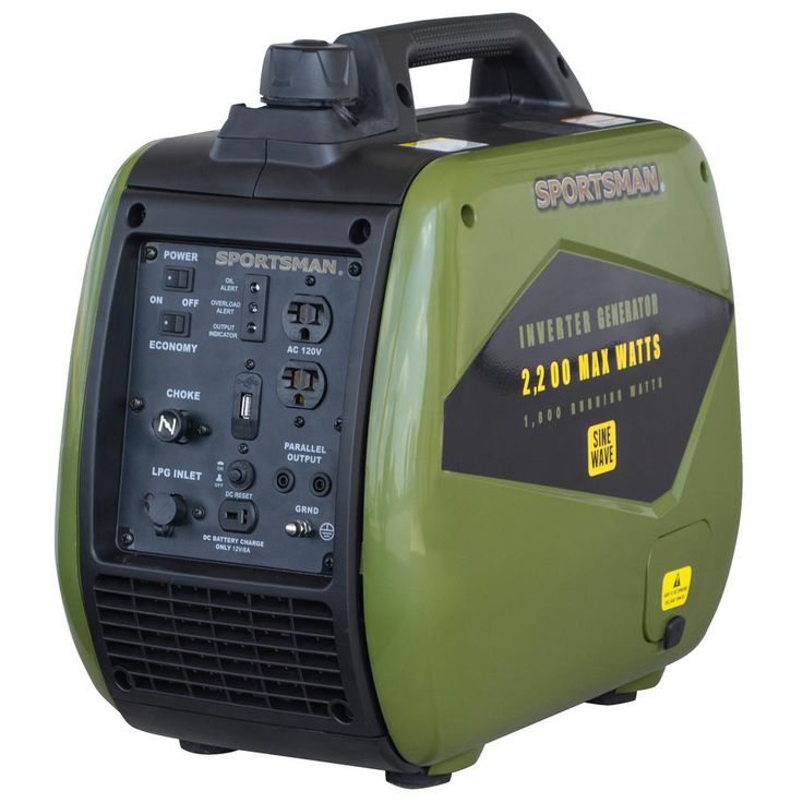 Sportsman 2,200-Watt Recoil Start Dual Fuel LPG/Gasoline Powered Portable Inverter Generator w/Parallel Connection, CARB Approved