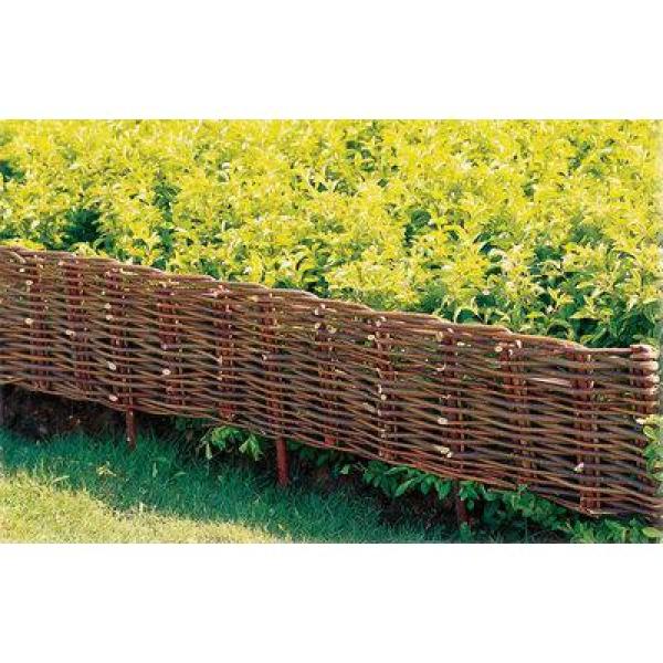 MGP 4 ft. Woven Willow Edging - Super Arbor