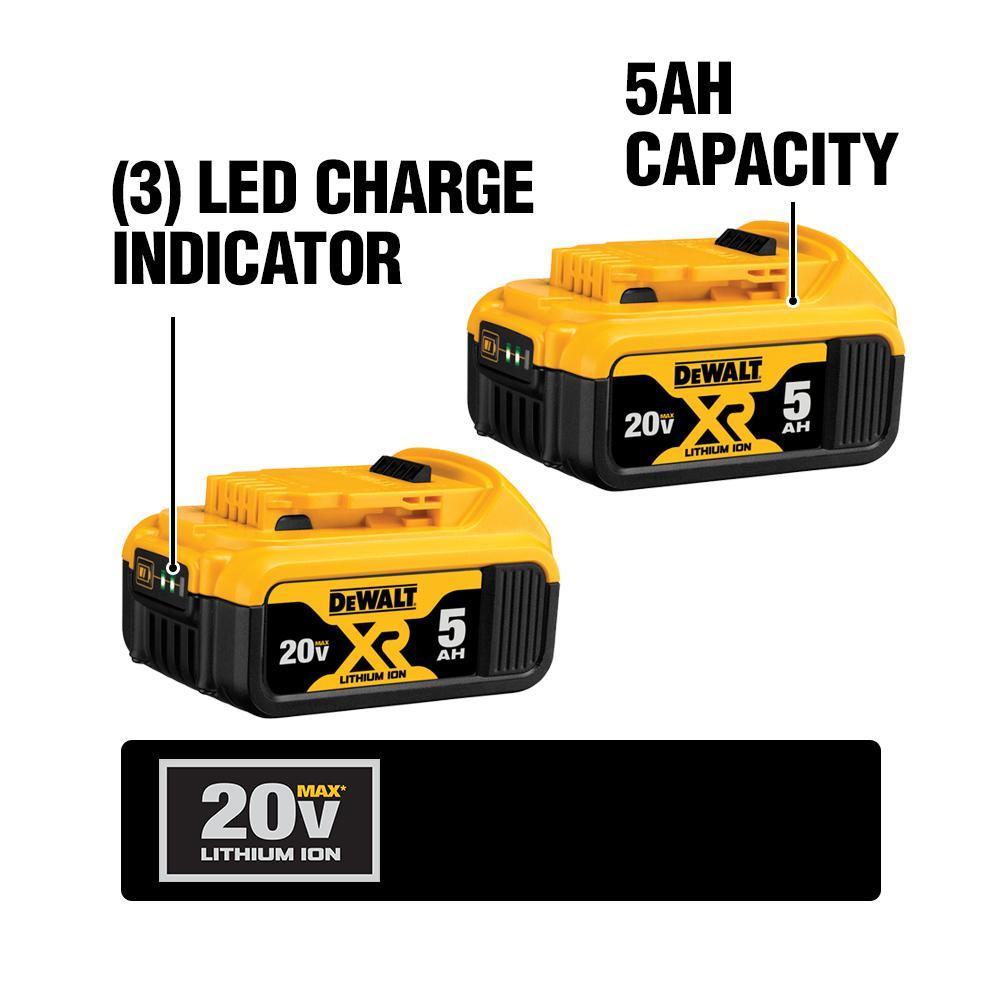 20-Volt MAX XR Lithium Ion Brushless Cordless Compact Reciprocating Saw Kit with Bonus 20-Volt MAX Battery Pack - Super Arbor