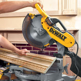 15 Amp Corded 12 in. Double-Bevel Compound Miter Saw with Heavy-Duty Stand - Super Arbor