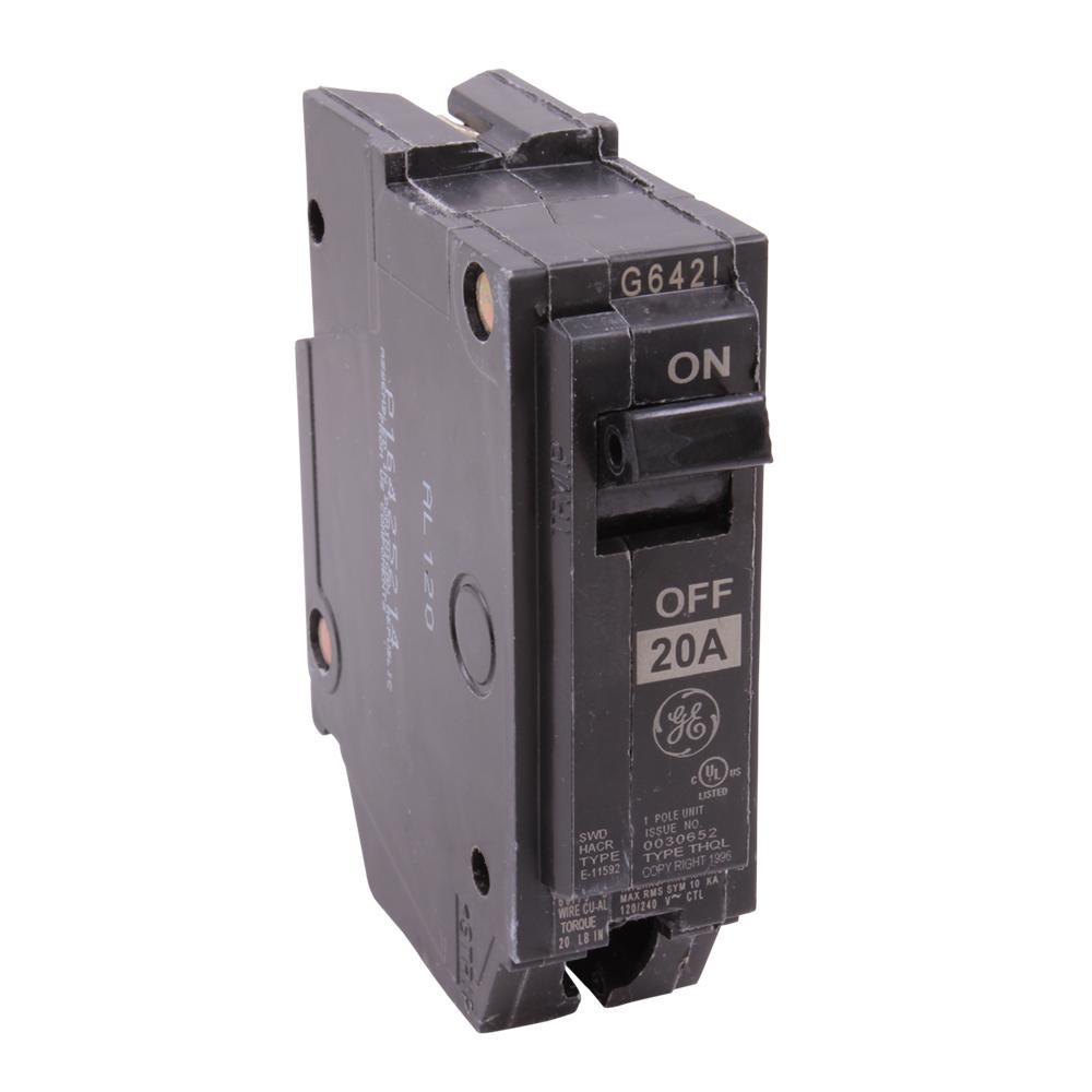 Q-Line 20 Amp 1 in. Single-Pole Circuit Breaker - Super Arbor