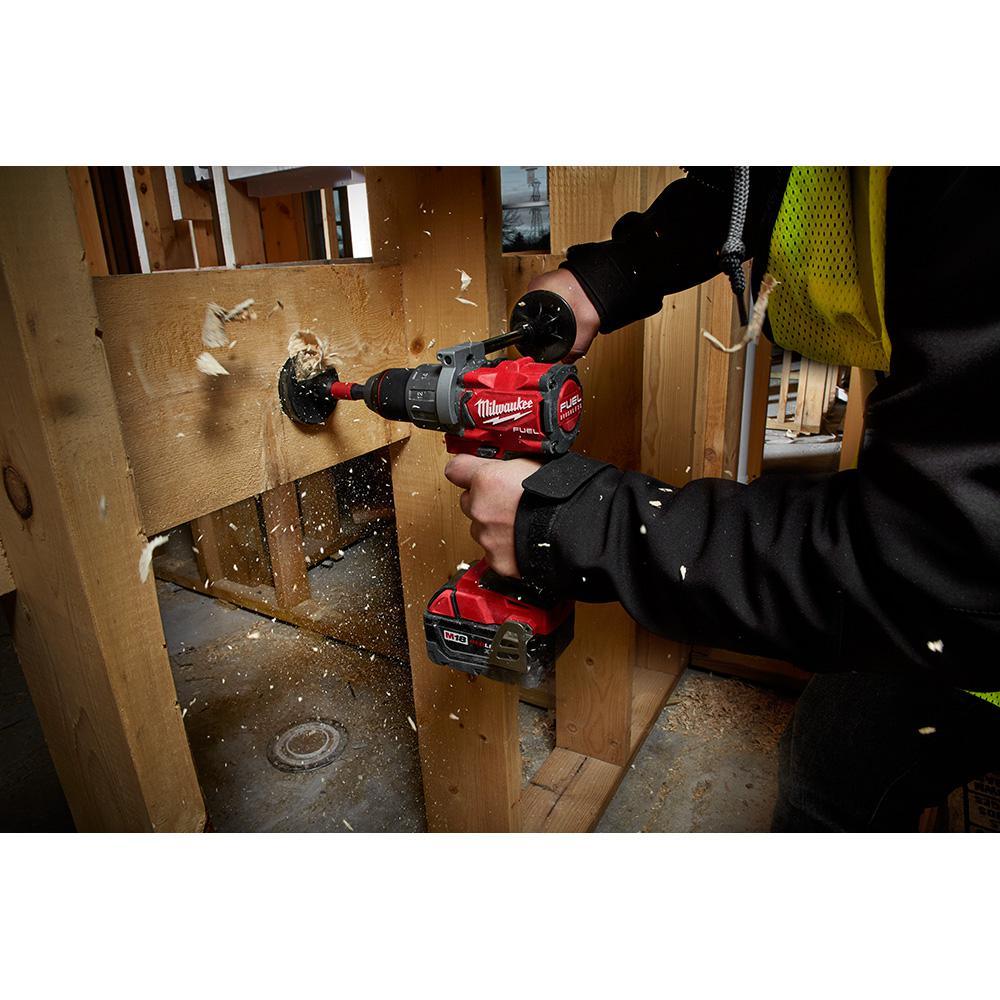 M18 FUEL 18-Volt Lithium-Ion Brushless Cordless Hammer Drill/Right Angle Drill/ Impact Driver Combo Kit (3-Tool) - Super Arbor