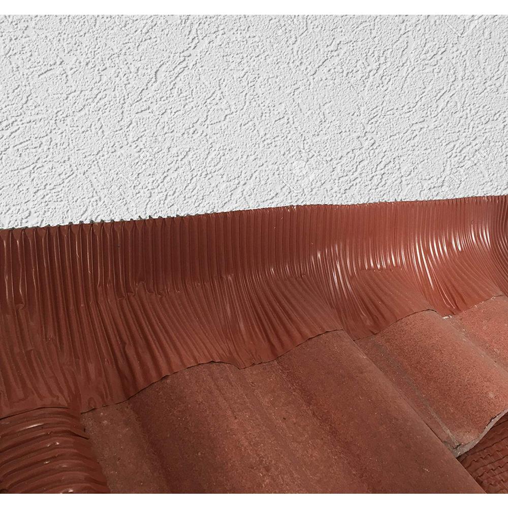 11.8 in. x 196.85 in. Aluminum Duroflex Corrugated Step Flashing