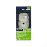 15 Amp Tamper-Resistant Combination Switch and Outlet, White - Super Arbor