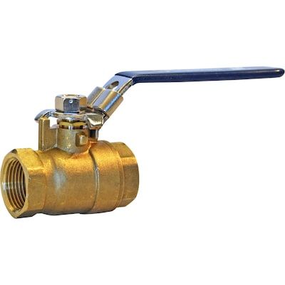 AMERICAN VALVE Brass 1/4-in FNPT Ball Valve