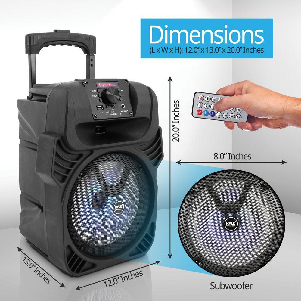 Portable Bluetooth PA Speaker with Microphone System - Super Arbor