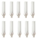 26-Watt G24d-3 CFLni 2-Pin Light Bulb Neutral (3500K) (10-Pack) - Super Arbor
