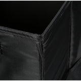 2-Compartment Black Folding Trunk Small Parts Organizer - Super Arbor