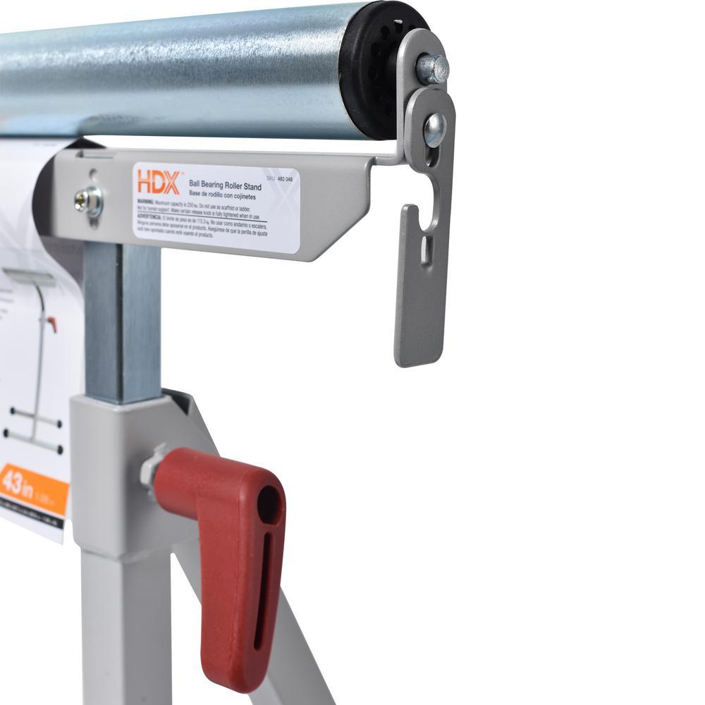 43 in. Steel Roller Stand with Edge Guide - Super Arbor