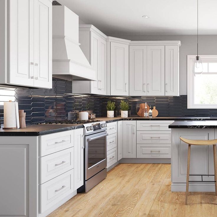 Home Decorators Collection Grayson 9 in. W x 12 in. D x 42 in. H Assembled Plywood Wall Kitchen Cabinet in Pacific White with Soft Close