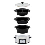 Pick-a-Pot 6 Qt. Stainless Steel Digital Slow Cooker