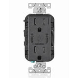 15 Amp 125-Volt Tamper-Resistant Duplex Outlet/30-Watt 6 Amp USB Dual Type-C with Power Delivery In-Wall Charger, White - Super Arbor