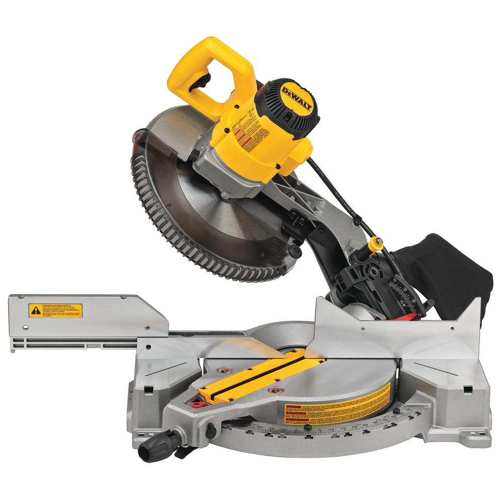 15 Amp Corded 12 in. Compound Single Bevel Miter Saw