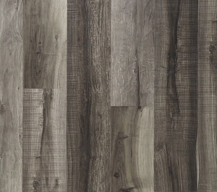 Mixed Gray Rigid Core Luxury Vinyl Plank - Cork Back