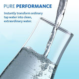 2-Stage Under Counter Water Filtration System with Brushed Nickel Finish Faucet