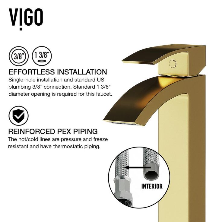 VIGO Lotus Matte Stone Vessel Bathroom Sink in White with Duris Faucet in Matte Gold