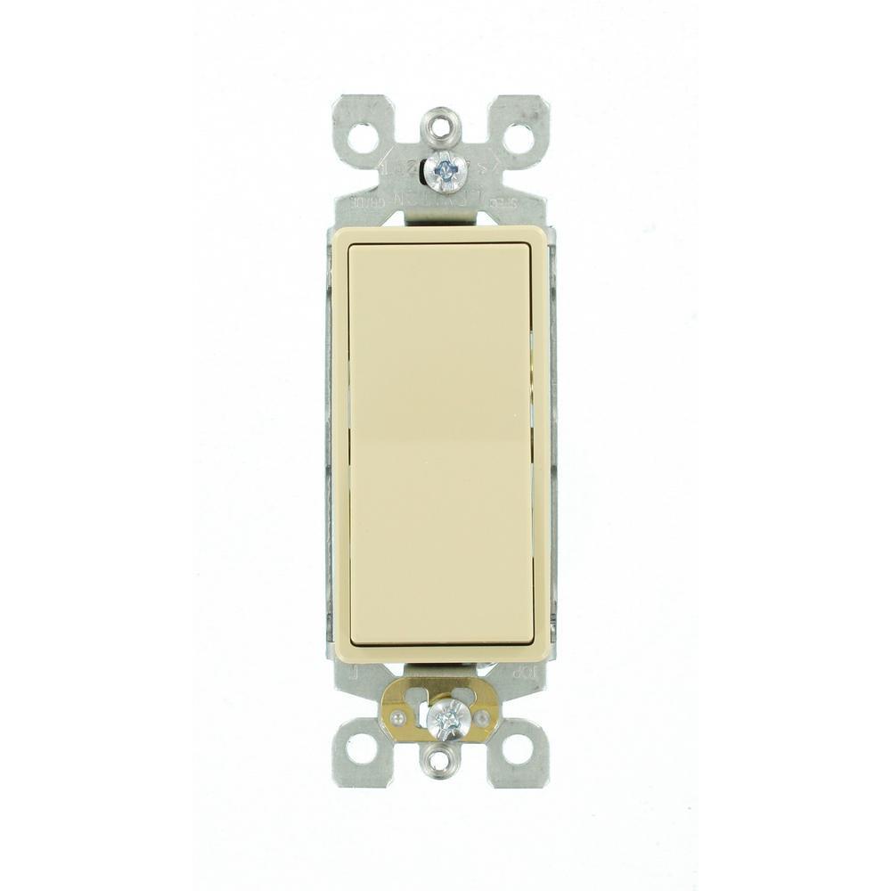 Decora 15 Amp 3-Way Switch, Black - Super Arbor