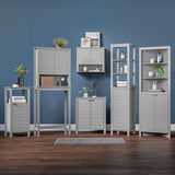 Madison 23.63 in. W 2-Door Floor Cabinet in Gray - Super Arbor