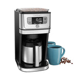 Burr Grind and Brew 10-Cup Stainless Steel Drip Coffee Maker