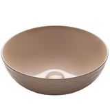 Viva 16-1/2 in. Round Porcelain Ceramic Vessel Sink in White - Super Arbor