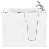 HD Series 46 in. Right Drain Quick Fill Walk-In Whirlpool Bath Tub with Powered Fast Drain in White - Super Arbor