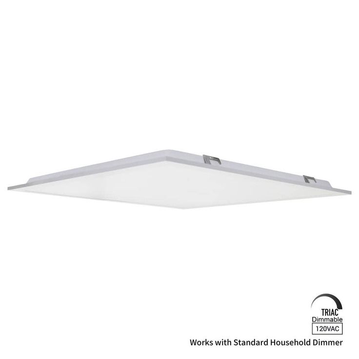 Commercial Electric 2 ft. x 2 ft. LED Flat Panel 40K 30 Lumens Standard Dimming
