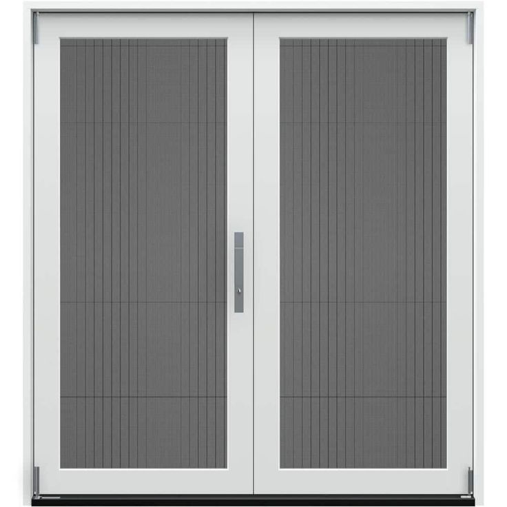 72 in. x 80 in. Primed Fiberglass Left-Hand Full-Lite F-2500 2-Panel Folding Patio Door Kit