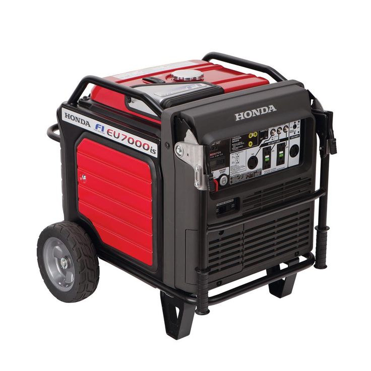 Honda Ultra Quiet 7000-Watt Gasoline Powered Inverter Electric Start Generator
