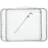 Everbilt 10 ft. W x 4 ft. H Galvanized Steel Drive Fence Gate