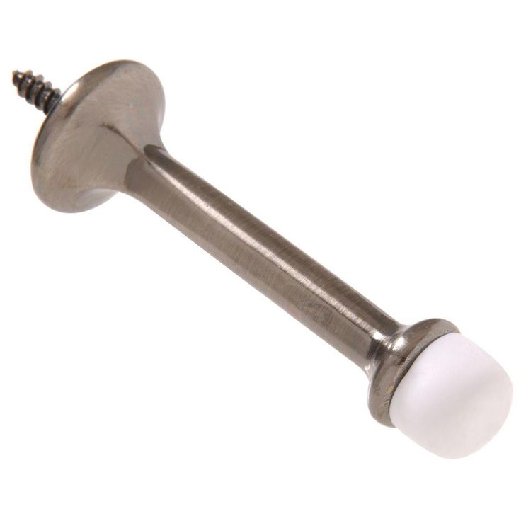 3 in. Pewter Standard Rigid Door Stop (5-Pack)