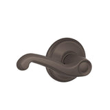 Flair Bright Brass Passage Hall/Closet Door Lever - Super Arbor
