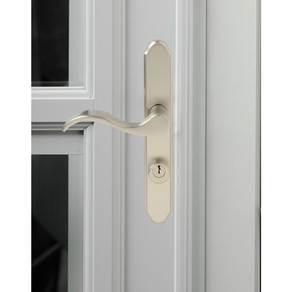 Satin Nickel Serenade Mortise Set Door Latch - Super Arbor