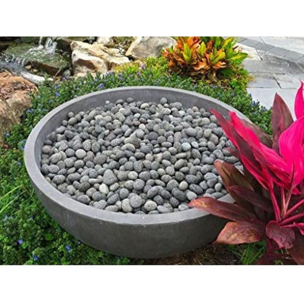 Margo Garden Products 20 lb. Black Lava Pebbles - Super Arbor