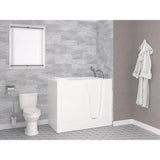 HD Series 26 in. x 46 in. Right Drain Quick Fill Walk-In Soaking Bathtub in White - Super Arbor