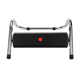 Black Metal Adjustable Foot Rest for Under Desk - Super Arbor