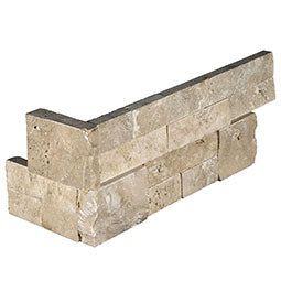 Durango Cream Split Face Ledger Panel 6 in. x 24 in. Travertine Wall Tile (10 cases / 60 sq. ft. / pallet)