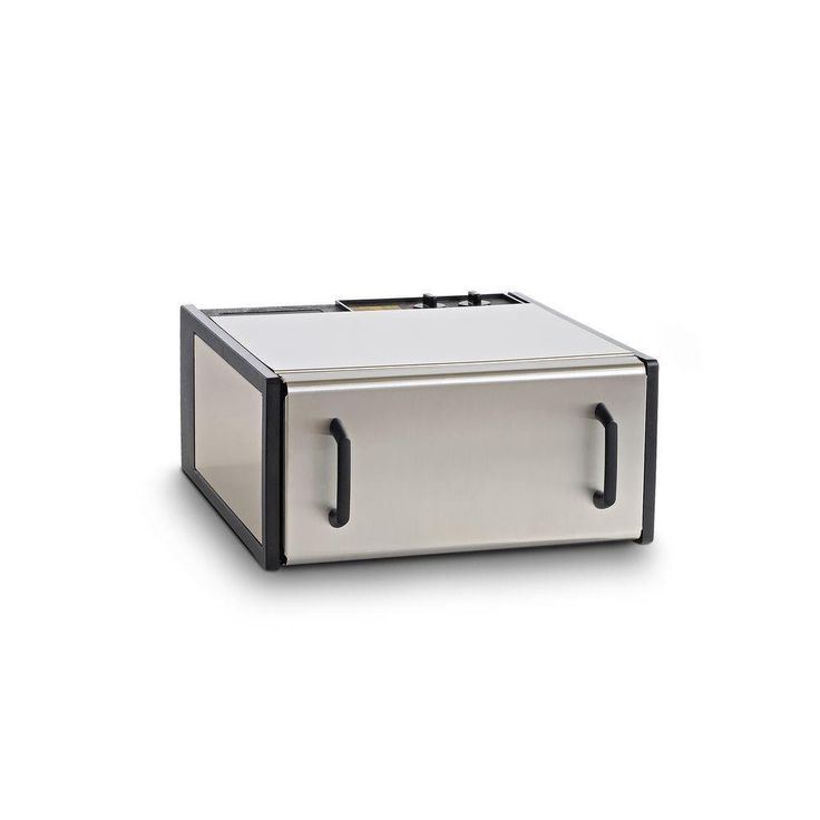 5-Tray Silver Electric Food Dehydrator Features 26-Hour Timer Temperature Settings and Automatic Shut Off
