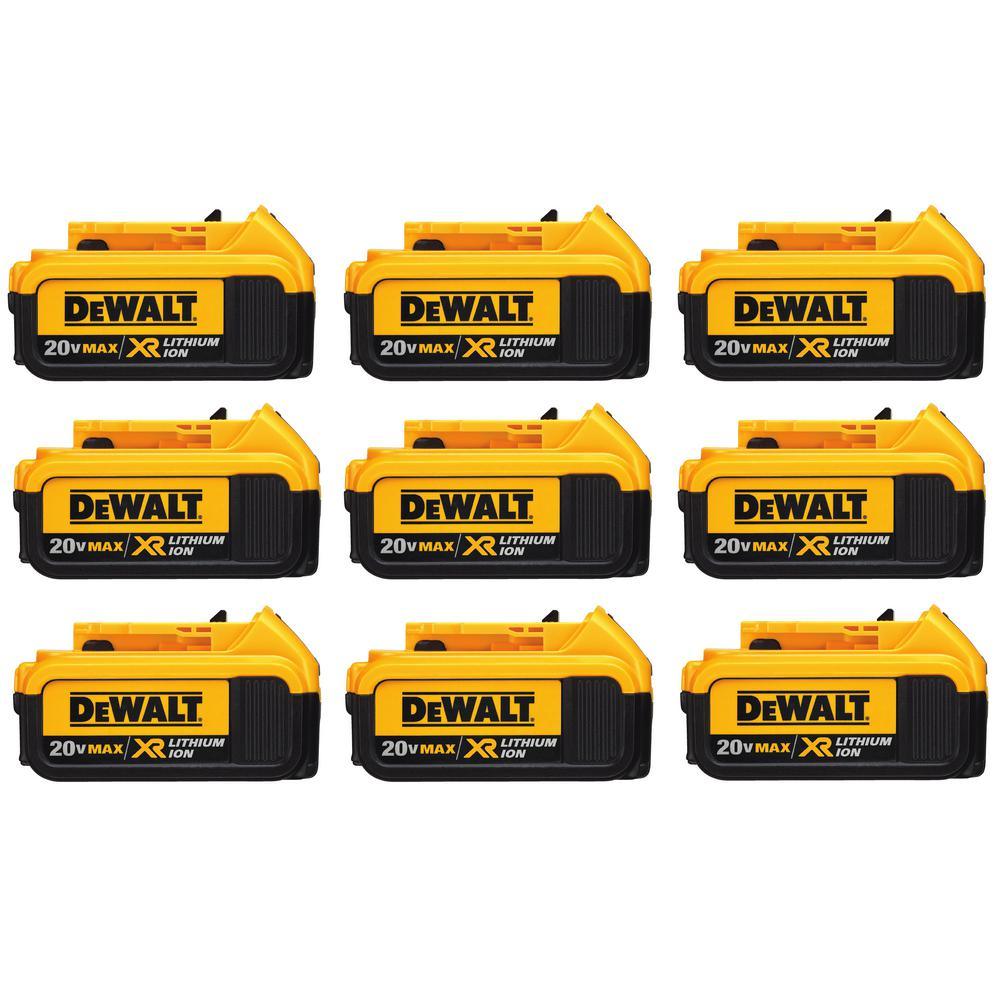 20-Volt MAX XR Premium Lithium-Ion 6.0Ah Battery Pack (9-Pack) - Super Arbor