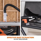 15 Amp 10 in. Table Saw with Multi-Material 24-T Blade - Super Arbor