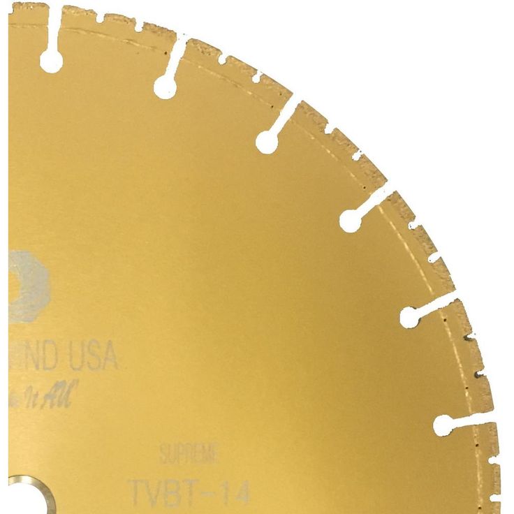 Whirlwind USA 14 in. 72-Teeth Segmented Diamond Blade for Dry and Wet Metal Cutting