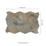 MSI Neptune Gold 17 in. x 26 in. Matte Porcelain Floor and Wall Tile (12.27 sq. ft./Case)