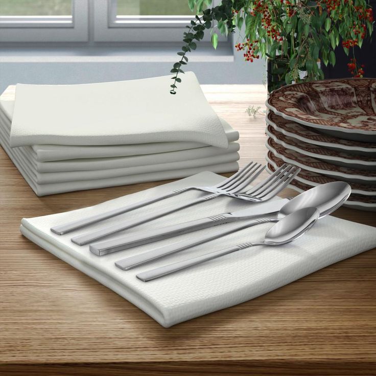 Cravat 20-Piece Silver Stainless Steel Flatware Set (Service for 4)