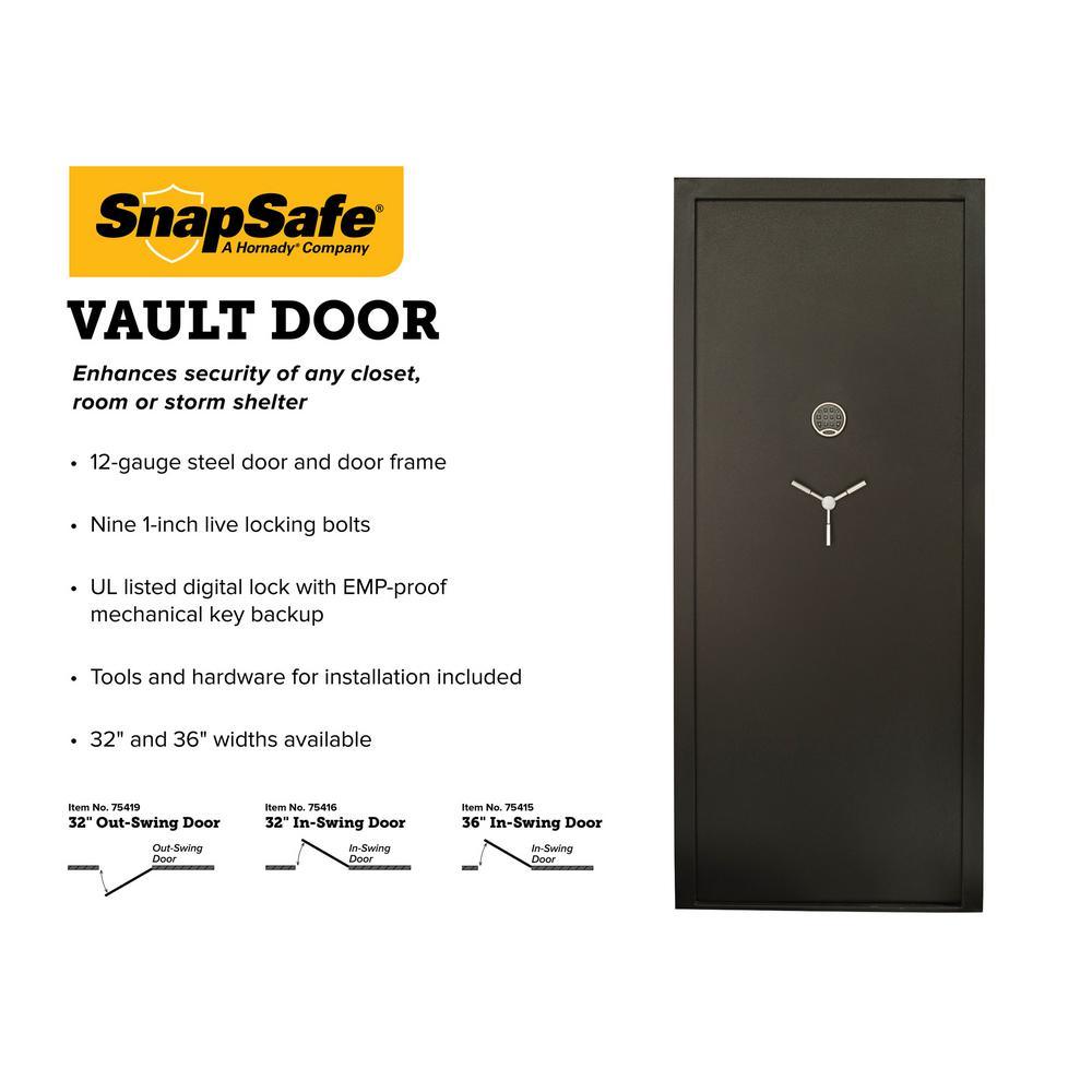 32 in. W x 80 in. H Vault Room Safe Door - Super Arbor