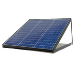 40-Watt Hybrid Solar/Electric Powered Gable Mount Attic Fan with Included Inverter - Super Arbor