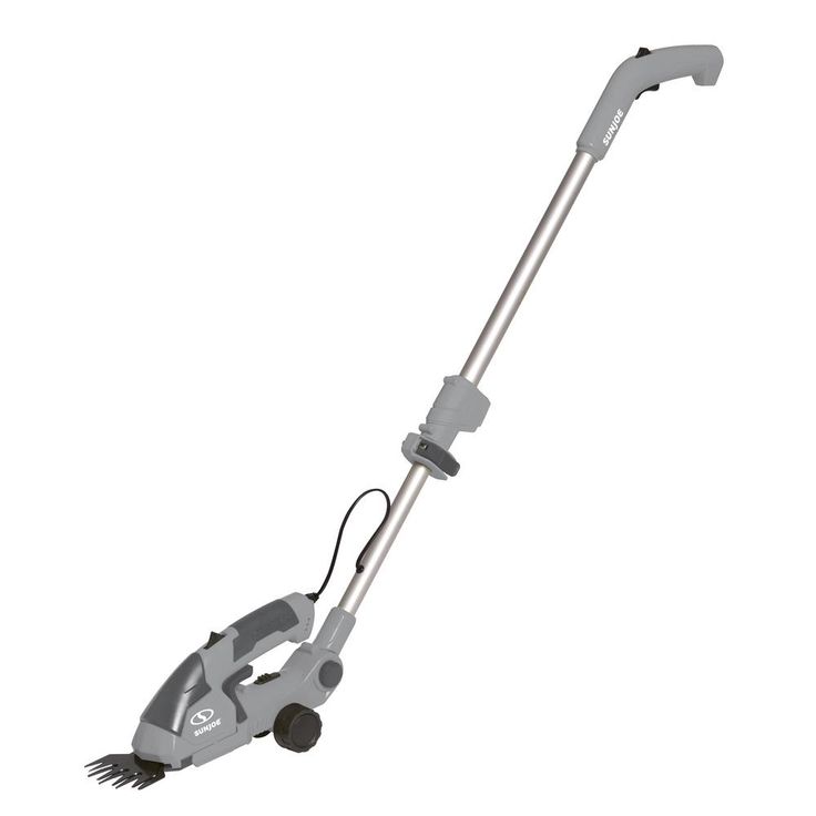 Sun Joe 7.2-Volt 2-in-1 Cordless Grass Shear and Hedge Trimmer with Extension Pole, Gray