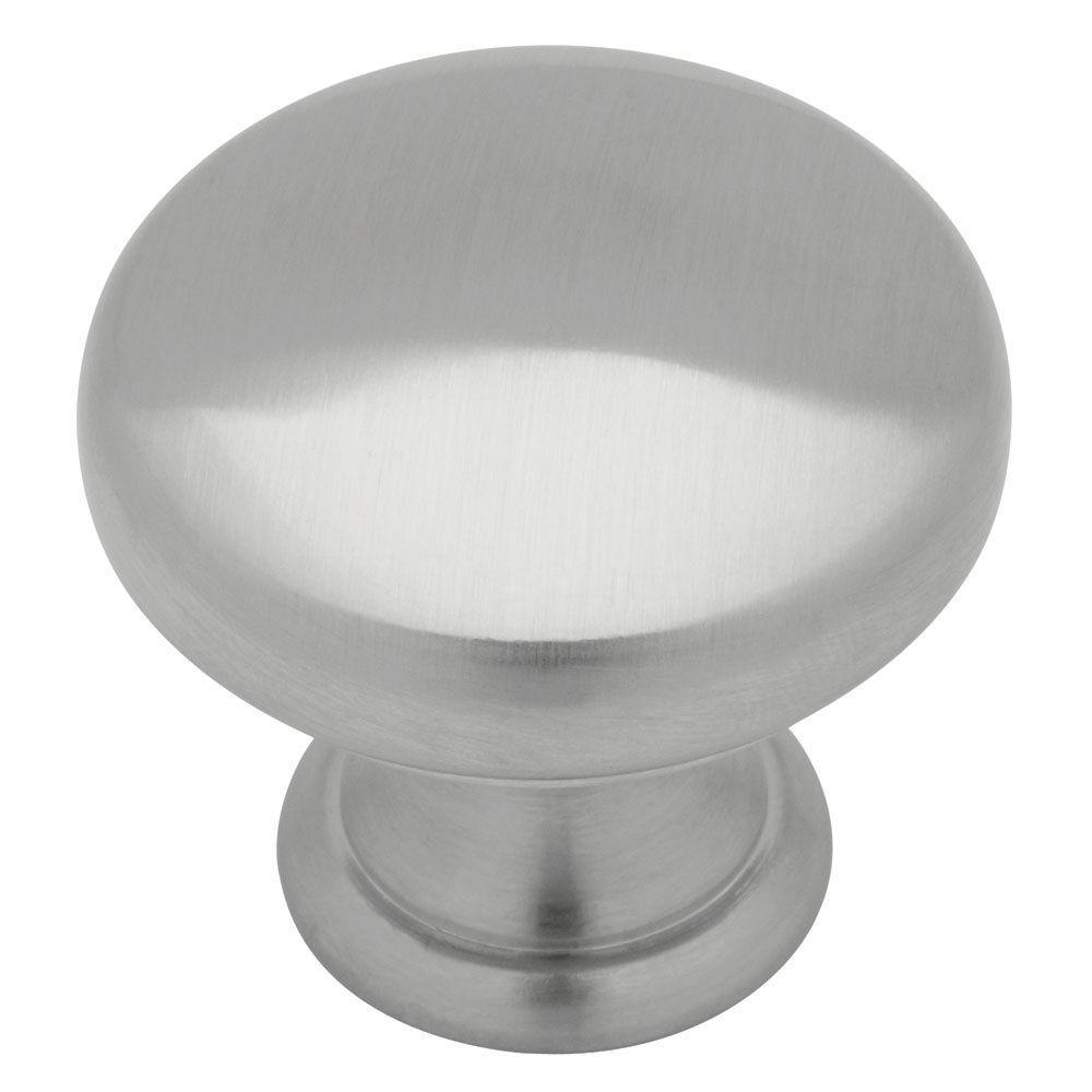 Classic 1-1/4 in. (32mm) Matte Black Hollow Round Cabinet Knob - Super Arbor