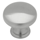 Classic 1-1/4 in. (32mm) Matte Black Hollow Round Cabinet Knob - Super Arbor