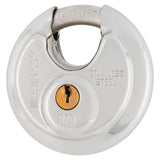 Brink's 70mm Promax Security Stainless Steel Discus Padlock